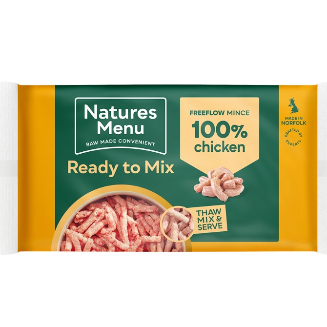 Natures Menu Raw Adult Dog Food 100% Chicken Mince