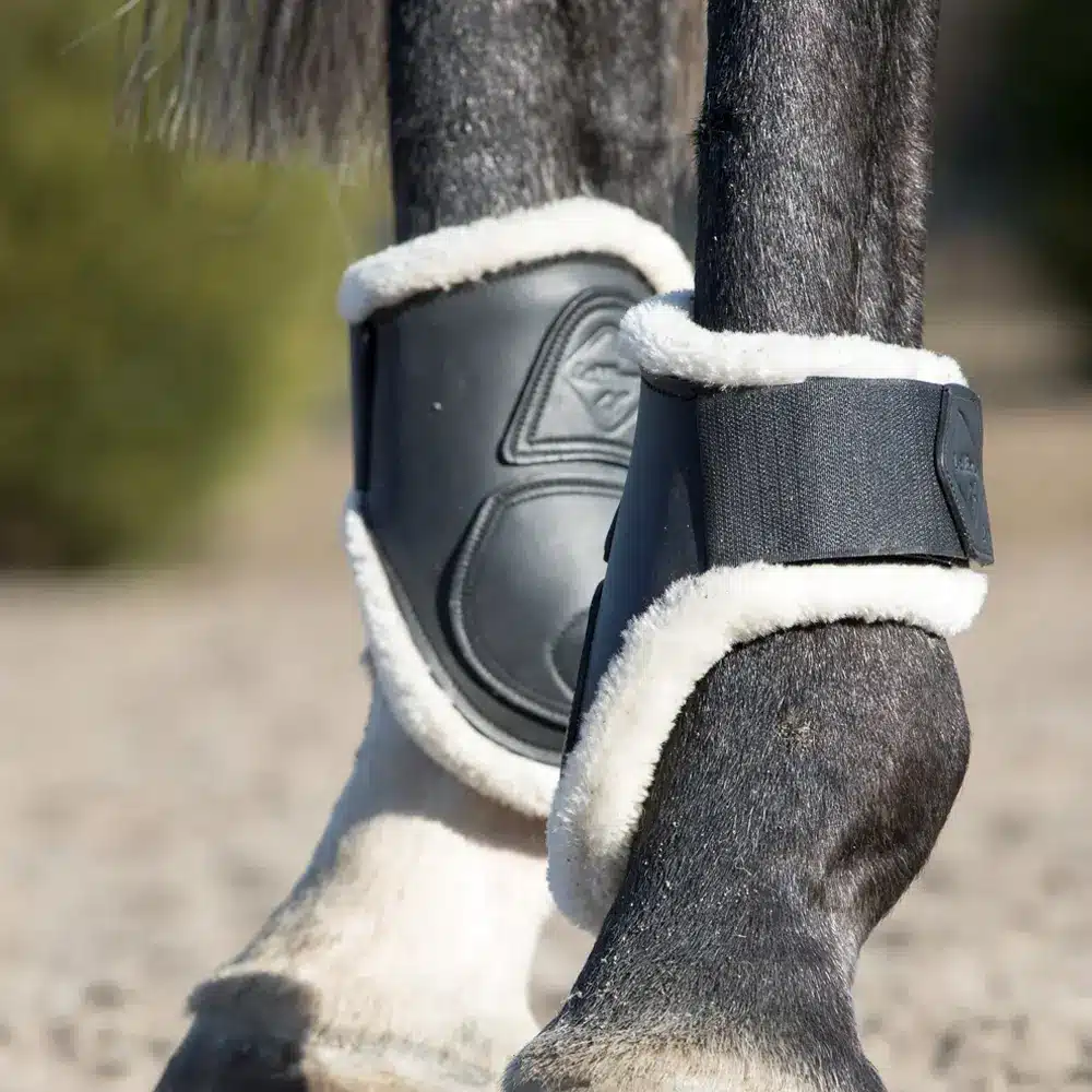 Bottes De Protection LeMieux Impact Compliant Fetlock Taille L – Neuves, Noires