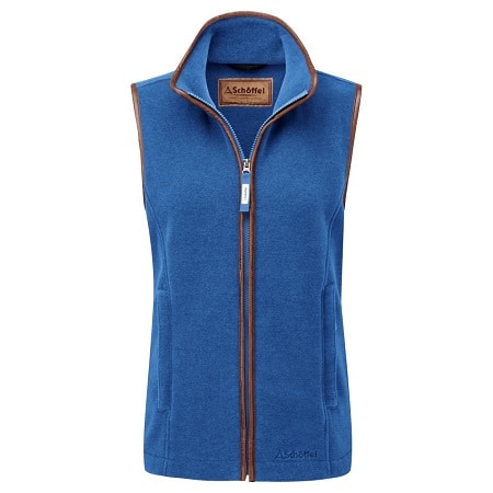 Schoffel Ladies Lyndon Fleece Gilet Duck Egg Wadswick Ltd