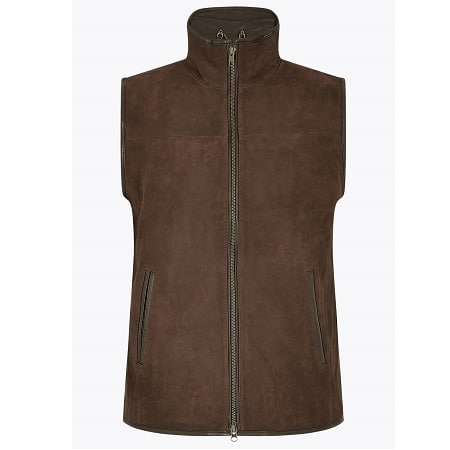 Dubarry Dunhill Leather Gilet Mens - M