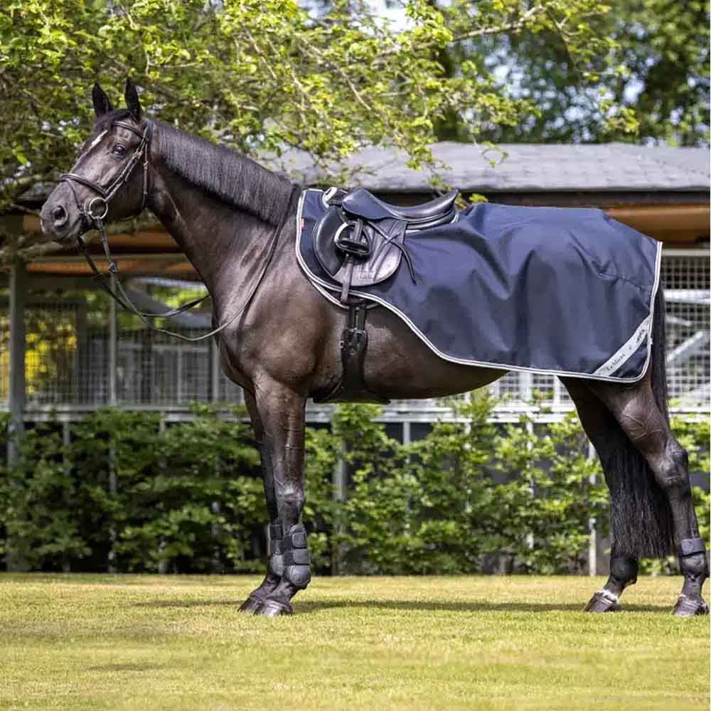 LeMieux Arika Waterproof Exercise Sheet Navy