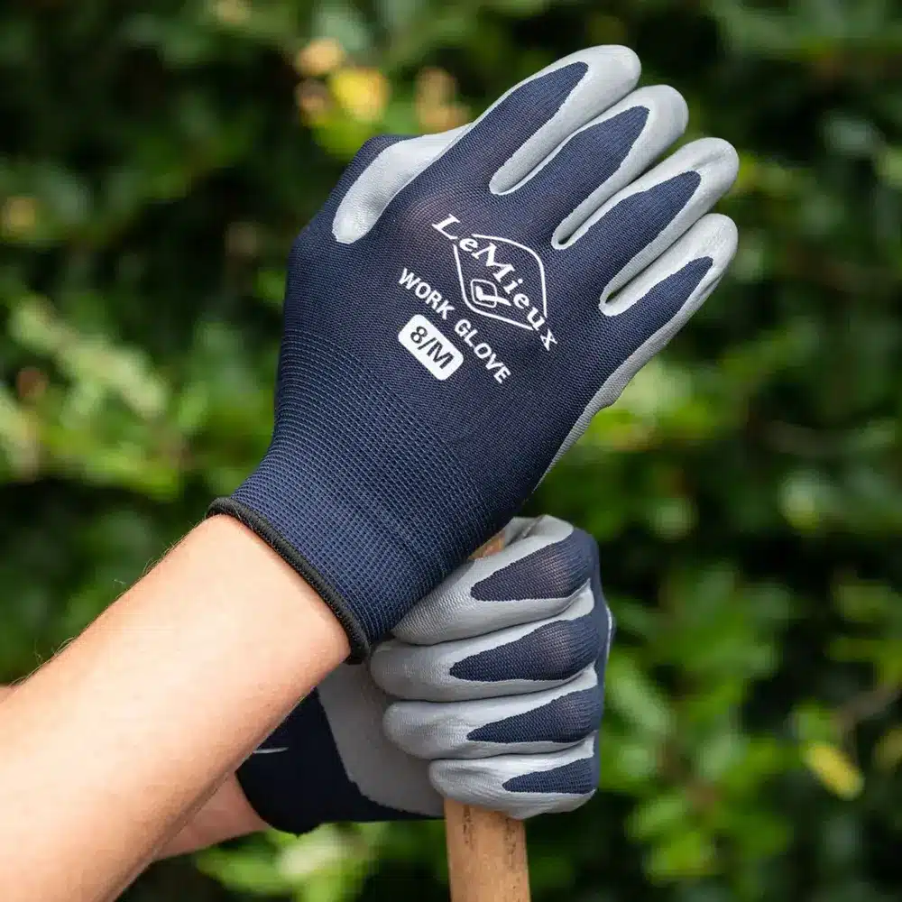 LeMieux Adult Work Gloves Navy