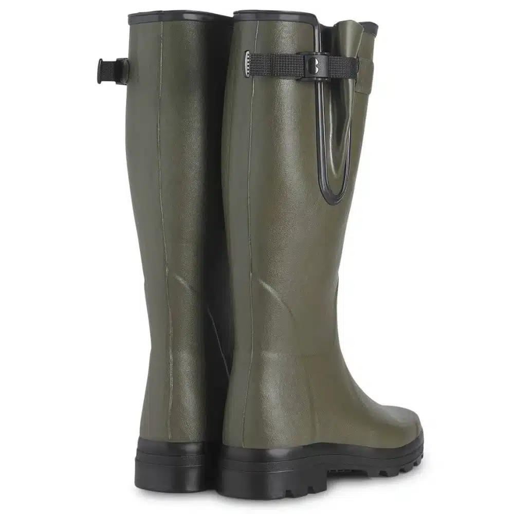 Le Chameau Mens Vierzon Jersey Lined Wellington Boots Vert Chameau 3