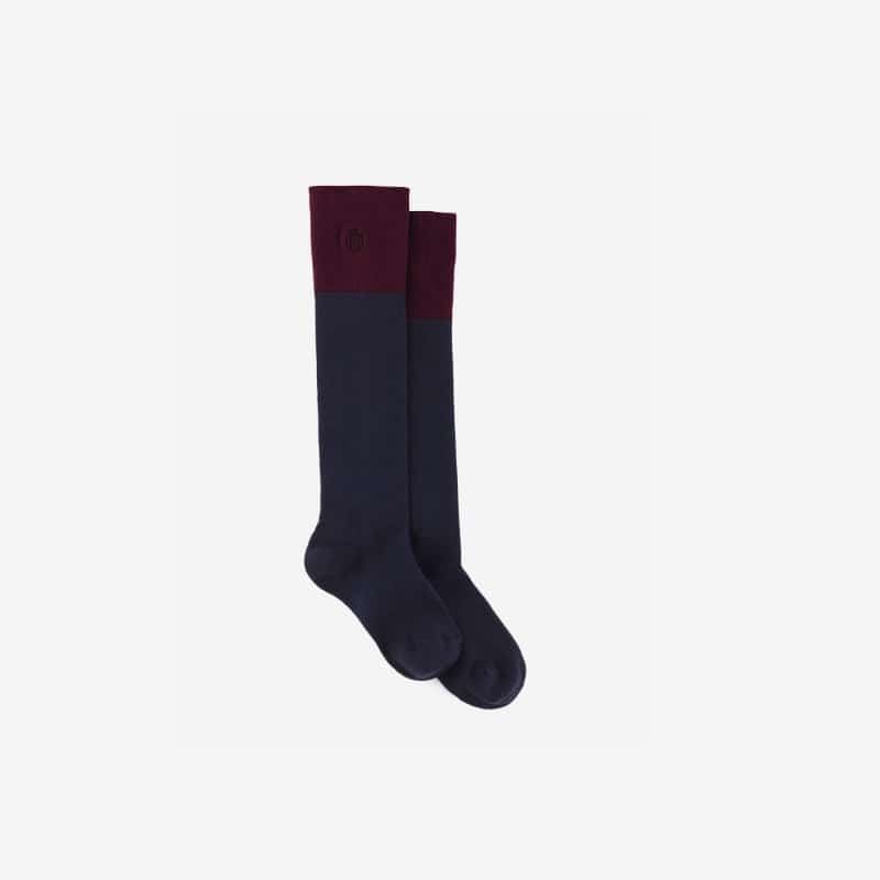 Ladies shop burgundy socks