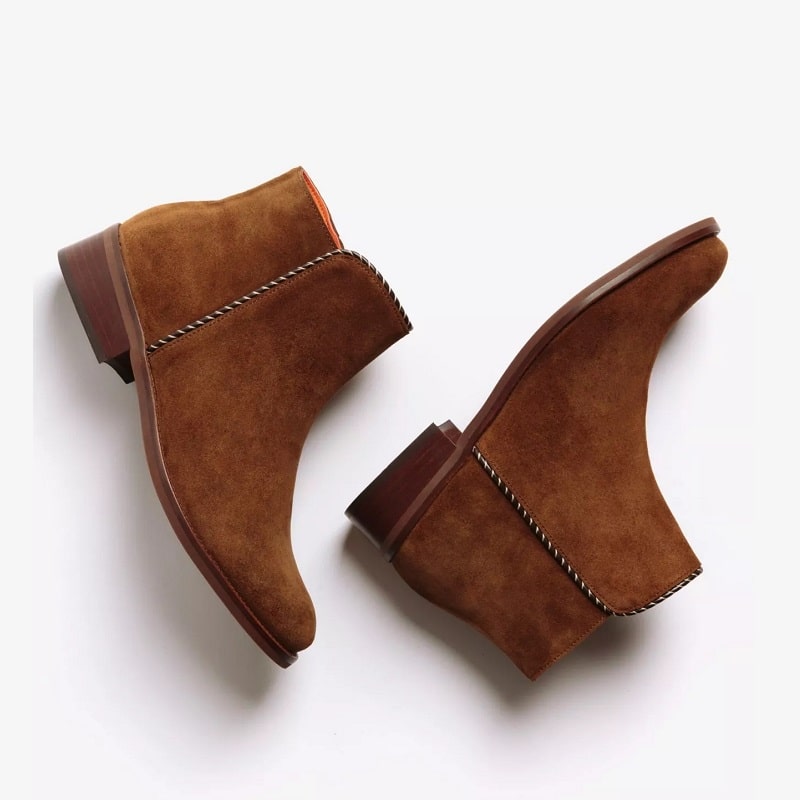Penelope Chilvers Ladies Morena Suede Ankle Boot Peat