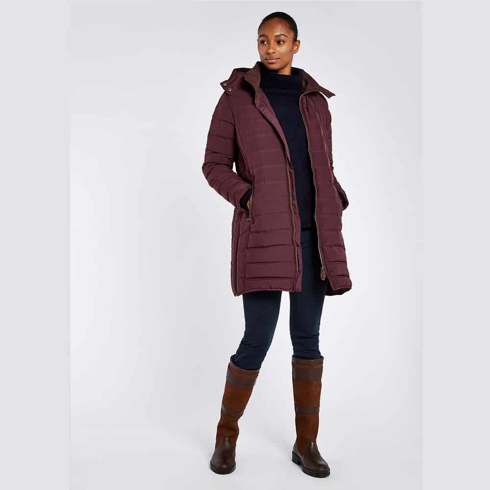 Dubarry Ballybrophy Quilted Jacket Currant Wadswick