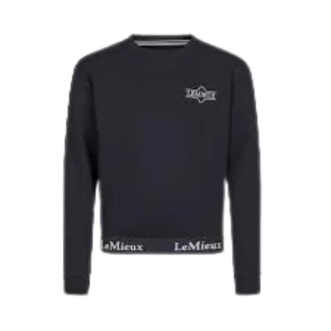 LeMieux Childrens Young Rider Lightweight Long Sleeve Top Navy