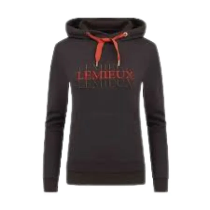 LeMieux Ladies Cross Over Hoodie Liquorice
