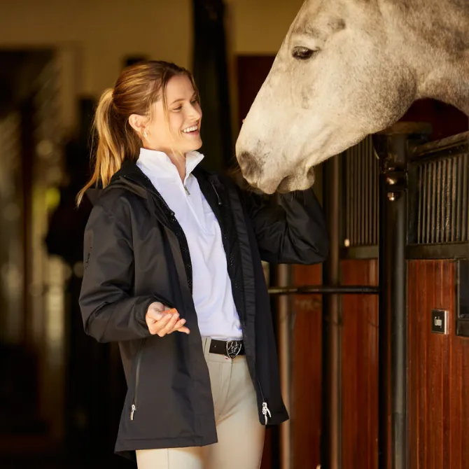 Ariat Ladies Spectator Waterproof Jacket Black (3)