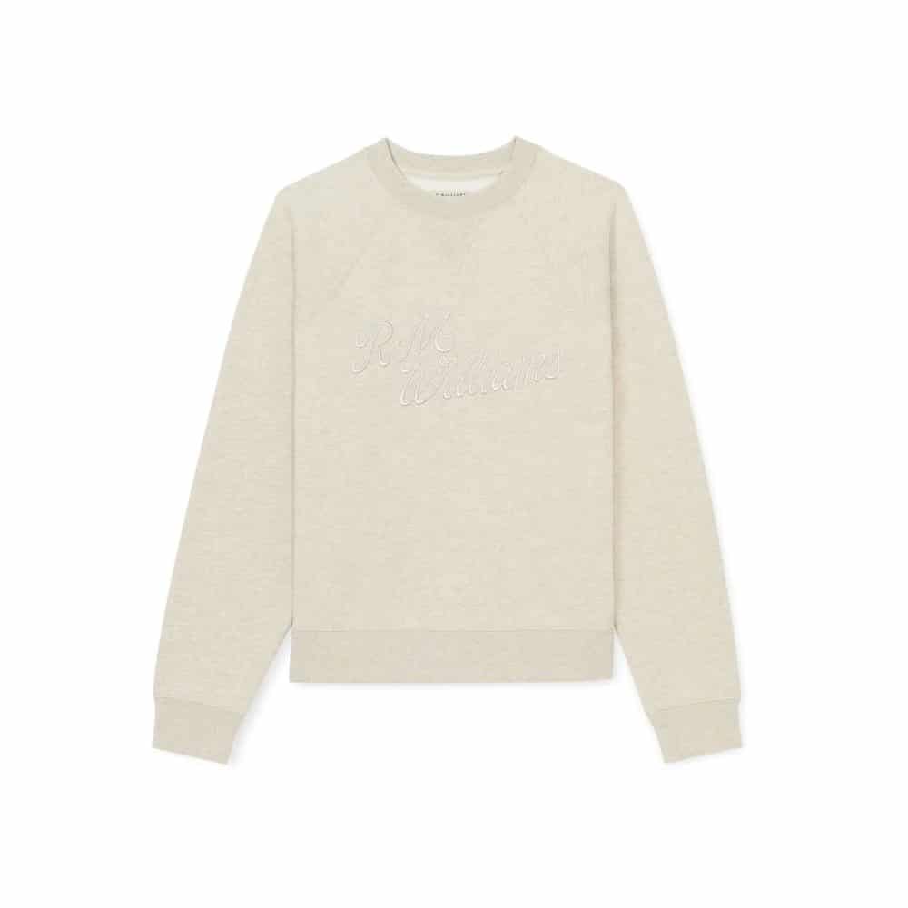 R M Williams R.M.W. Women's Script Crew Neck Sweater