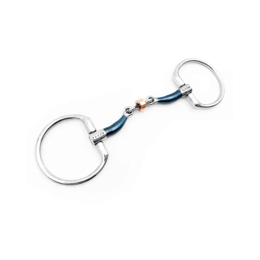 Fager Julia Sweet Iron Fixed Ring Snaffle