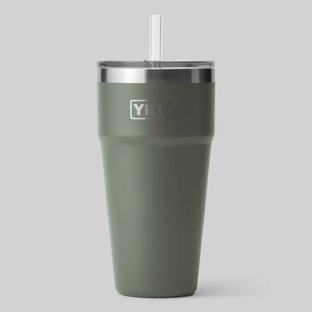 Yeti Rambler 26 oz Straw Bottle (Navy)