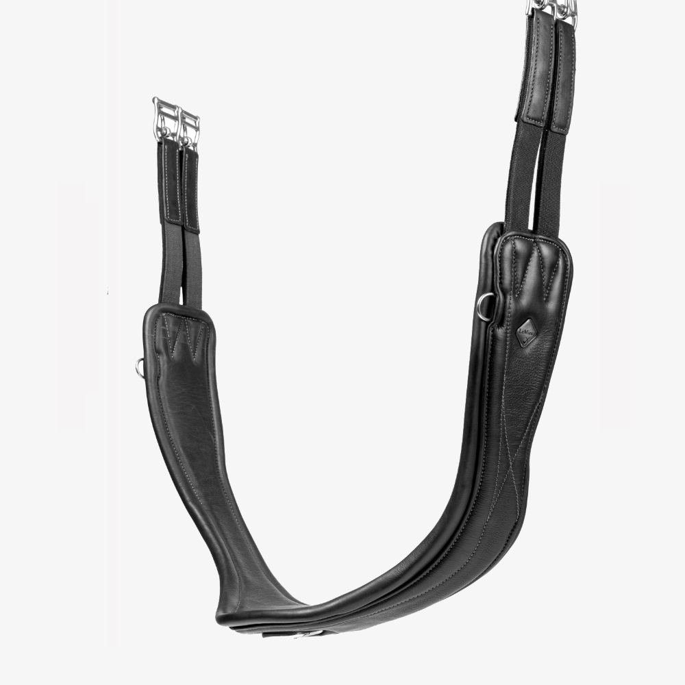 LeMieux GelTek Anatomic Long Jumping Girth Black Wadswick Country