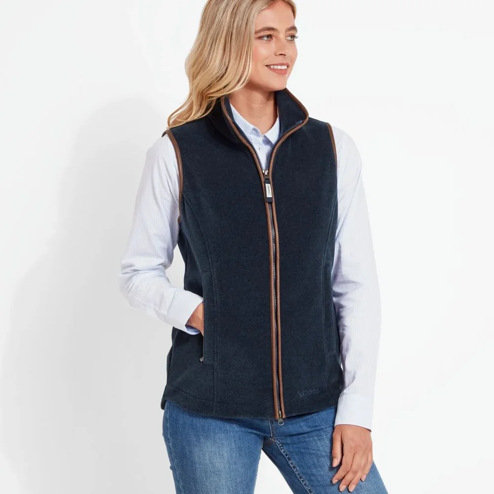 Schoffel Ladies Lyndon II Fleece Gilet Petrol Blue