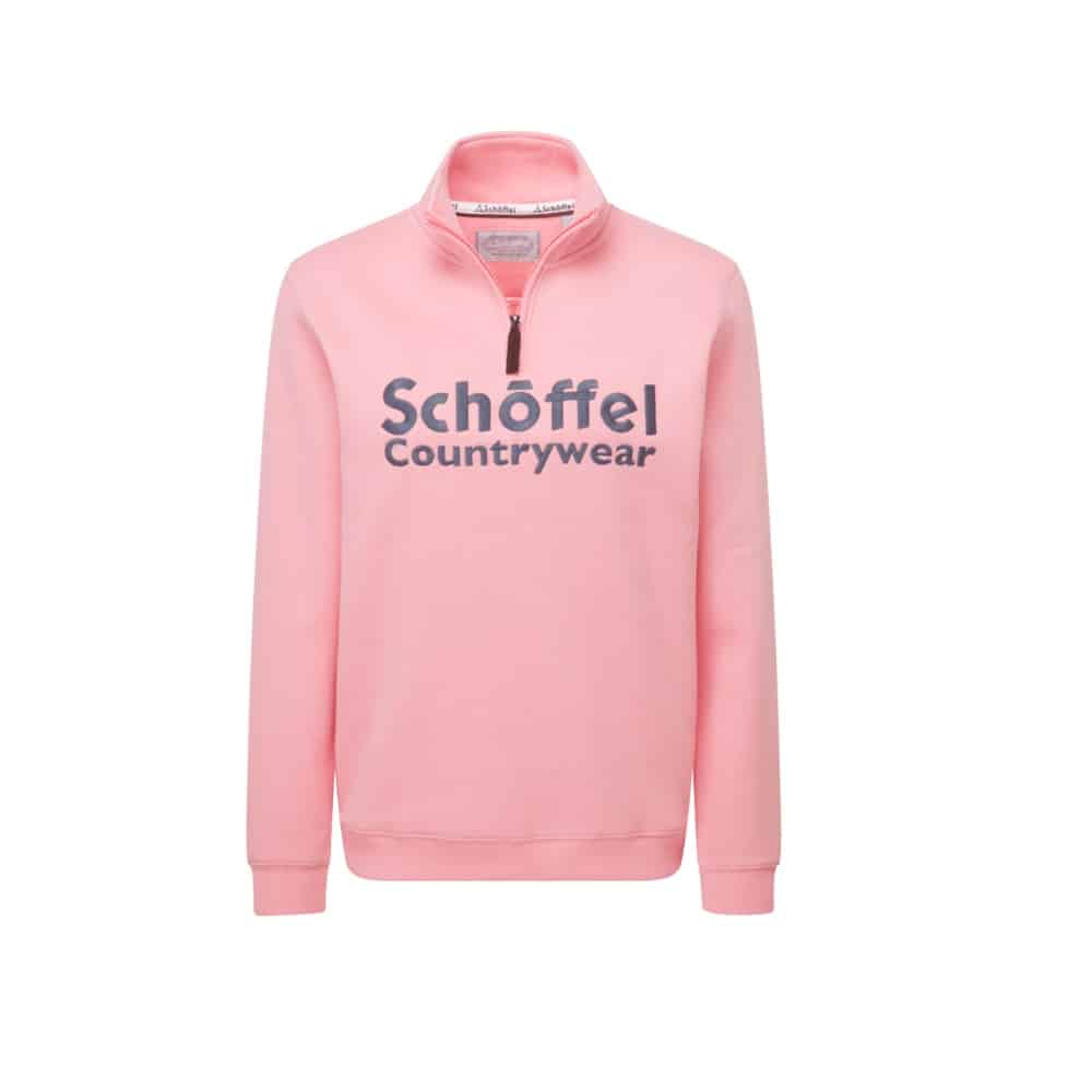 Schoffel Ladies St Issey Sweatshirt Dusky Pink | Wadswick Ltd.