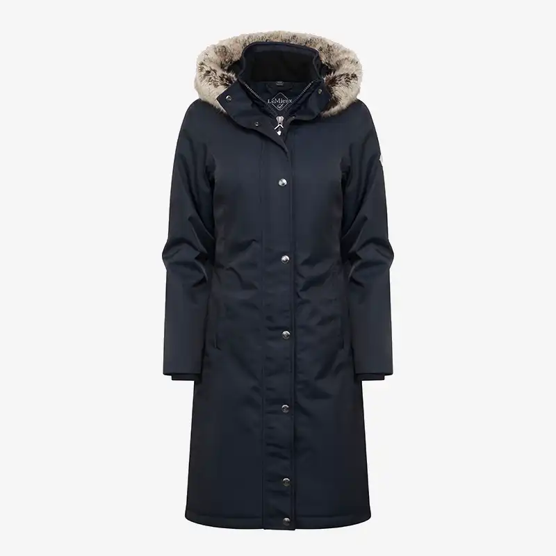 LeMieux Childrens Young Rider Waterproof Riding Coat Navy