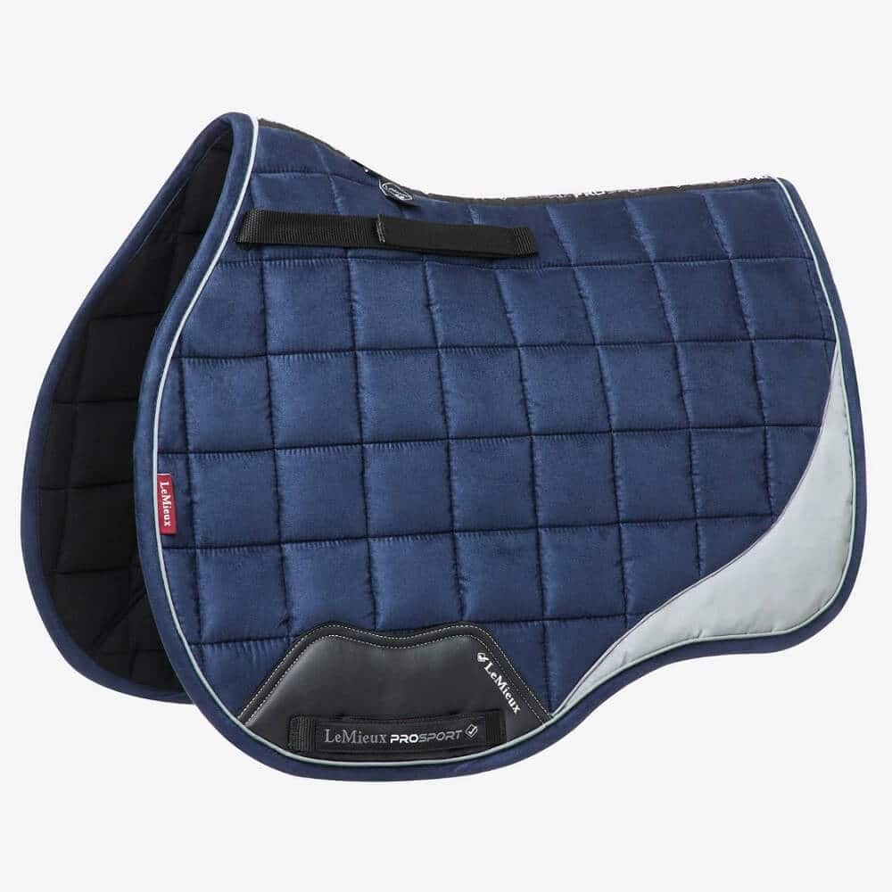 LeMieux Reflective Suede General Purpose GP Saddle Pad Navy