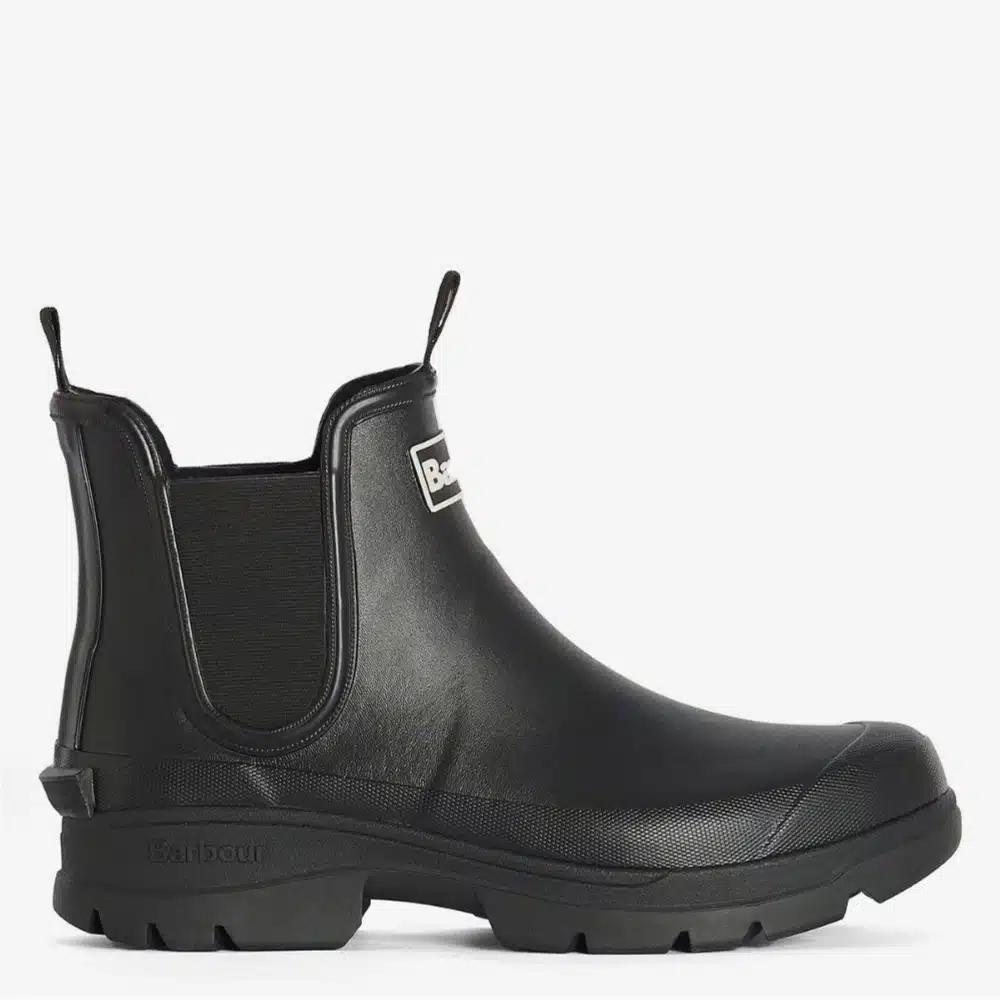 Barbour Mens Nimbus Chelsea Wellington Boots Black 1
