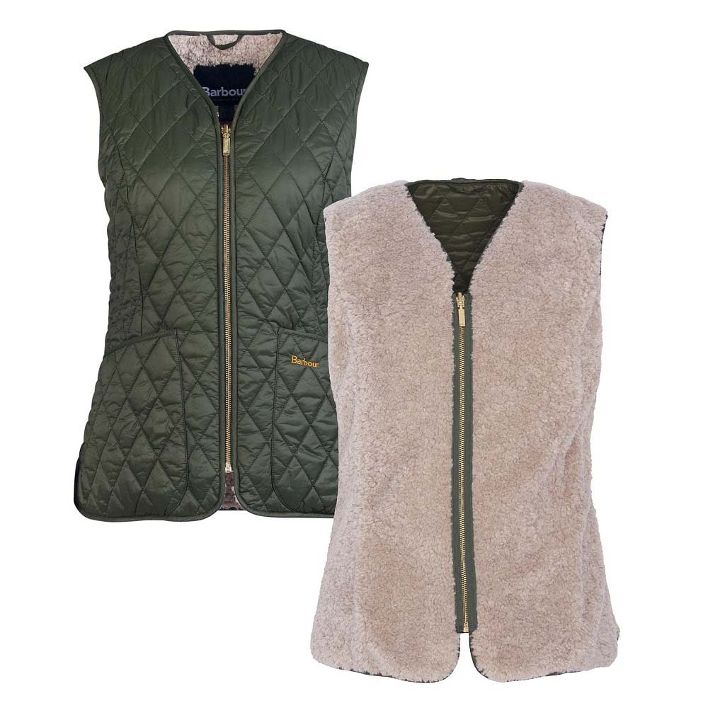 Barbour Fleece Betty Liner Gilet Dark Olive Wadswick