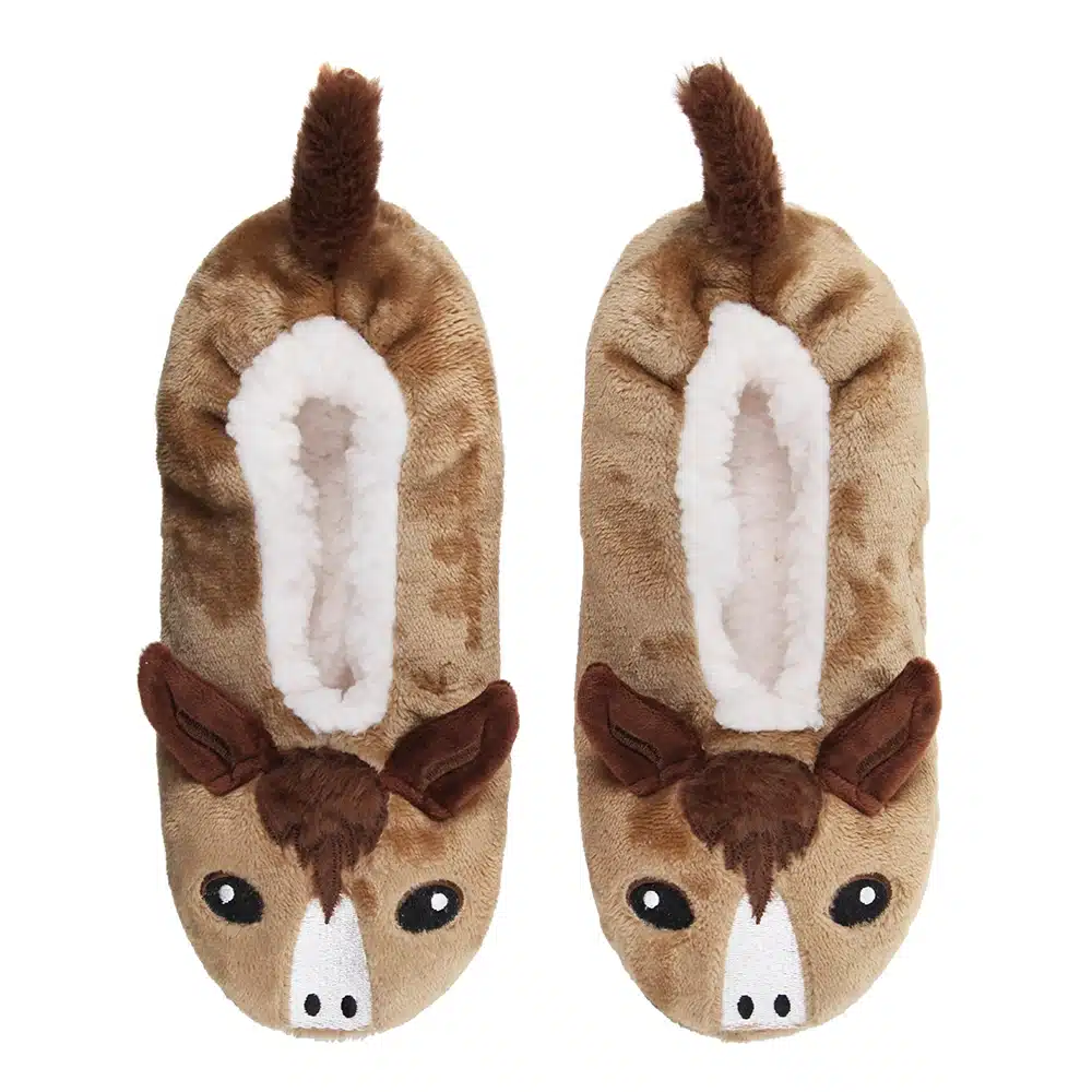 Wildfeet Ladies Novelty Footsie Slippers Horse Wadswick Country Store Ltd