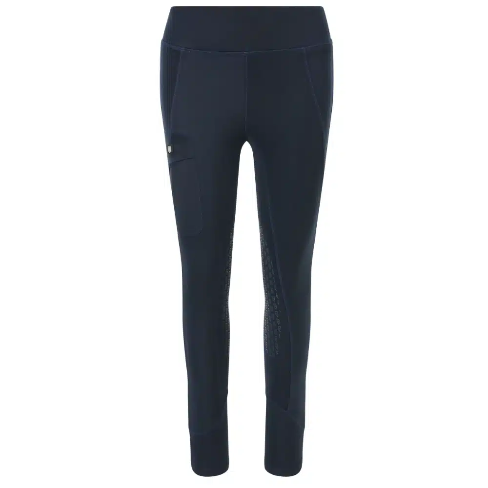 Wadswick Ladies Thermo Tech II Knee Grip Riding Tight Navy