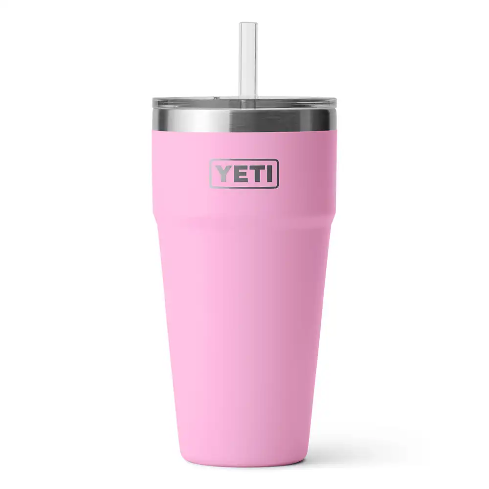 Yeti Rambler Straw Cup 26oz Power Pink Wadswick