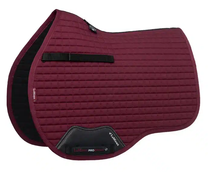LeMieux Burgundy Saddle Pad
