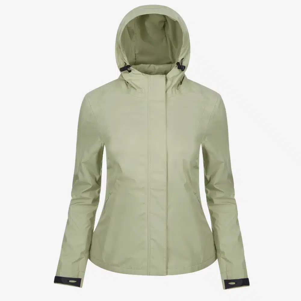 LeMieux Ladies Isla Short Waterproof Pack Away Jacket Fern