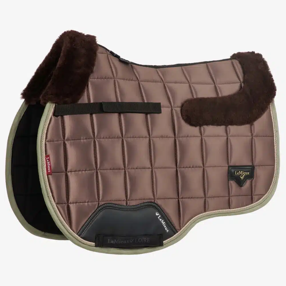 LeMieux Merino Loire Classic General Purpose GP Saddle Pad Walnut
