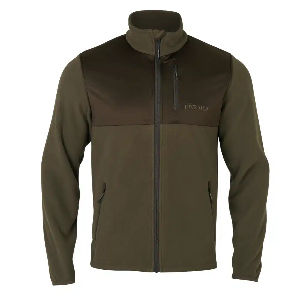 Harkila Mens Steinn Fleece Jacket Willow Green | Wadswick