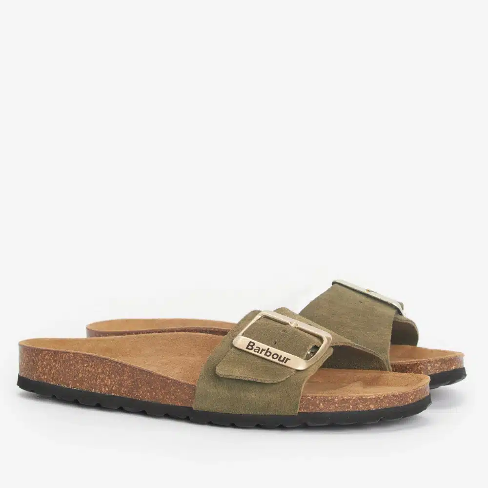 Barbour Benton Sandals Olive