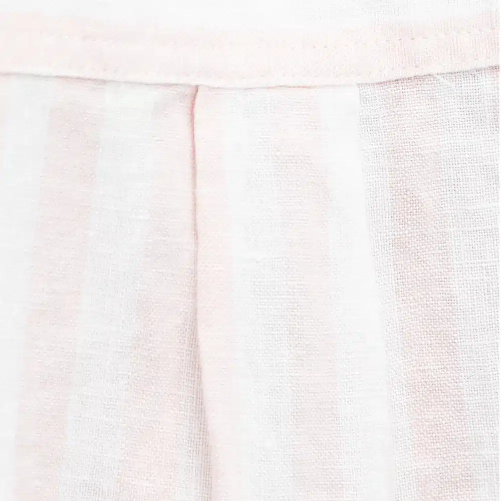 Barbour Ladies Annie Striped Linen Shirt Primrose Pink6