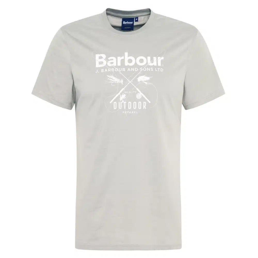 Barbour Men's Fly Graphic T-Shirt Forest Fog