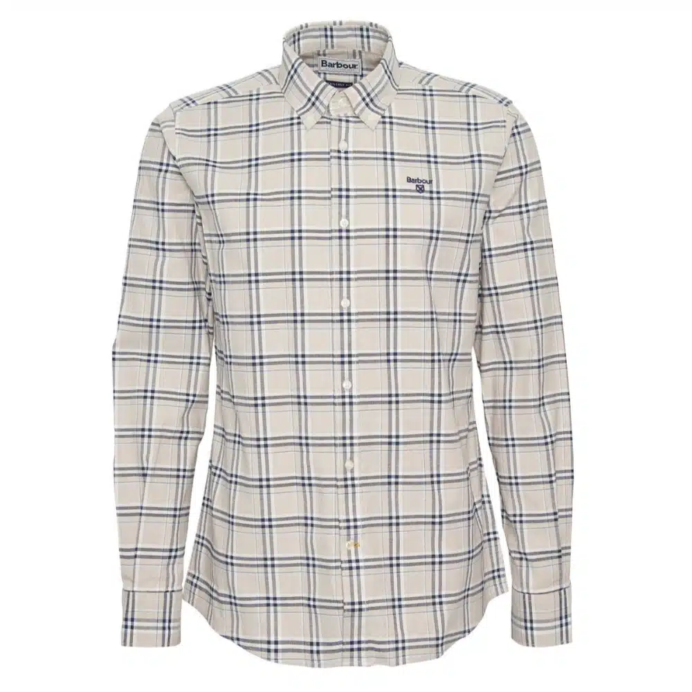 Barbour Men's Gilling Tailored Shirt Stone Marl