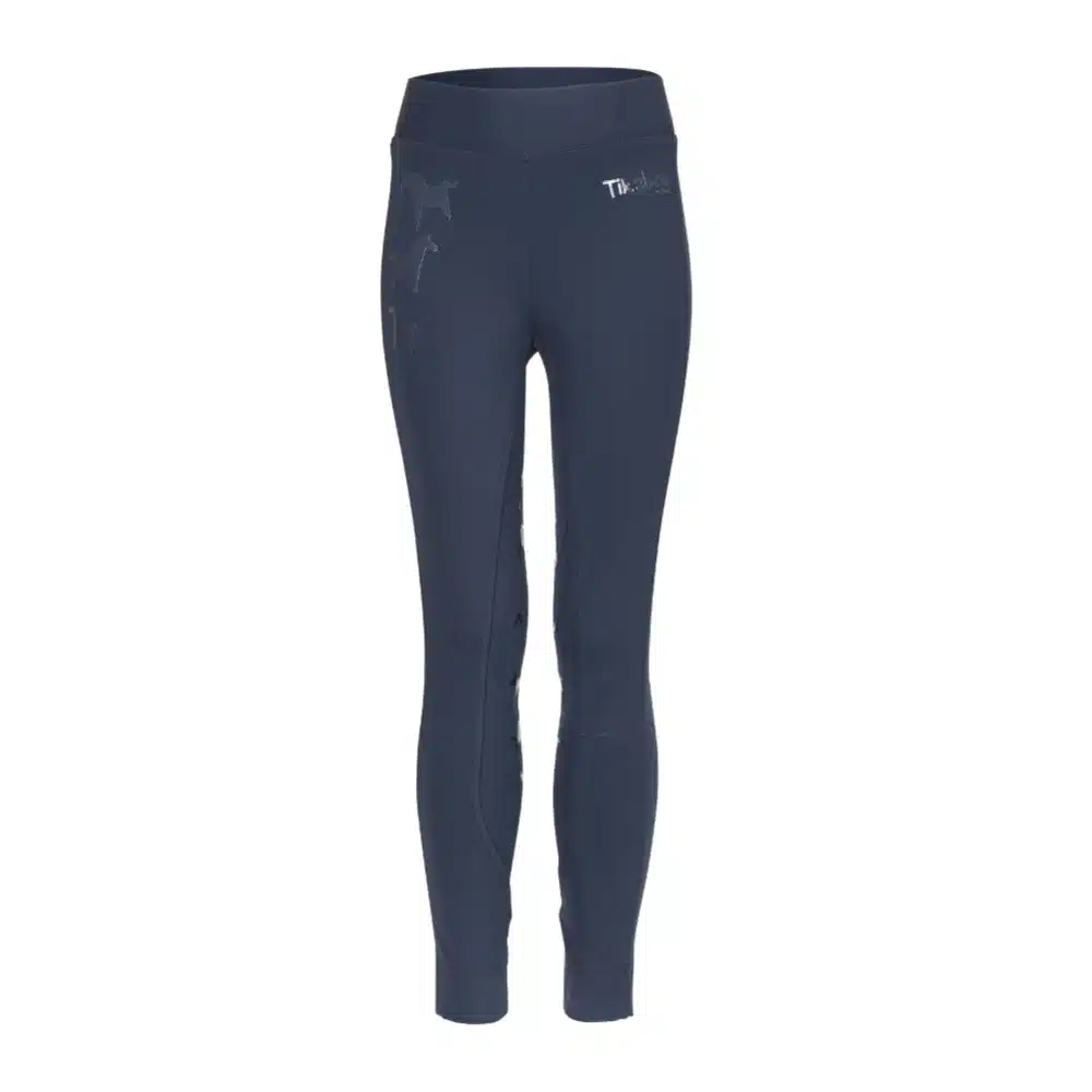 Shires Tikaboo Childrens Riding Tights Navy