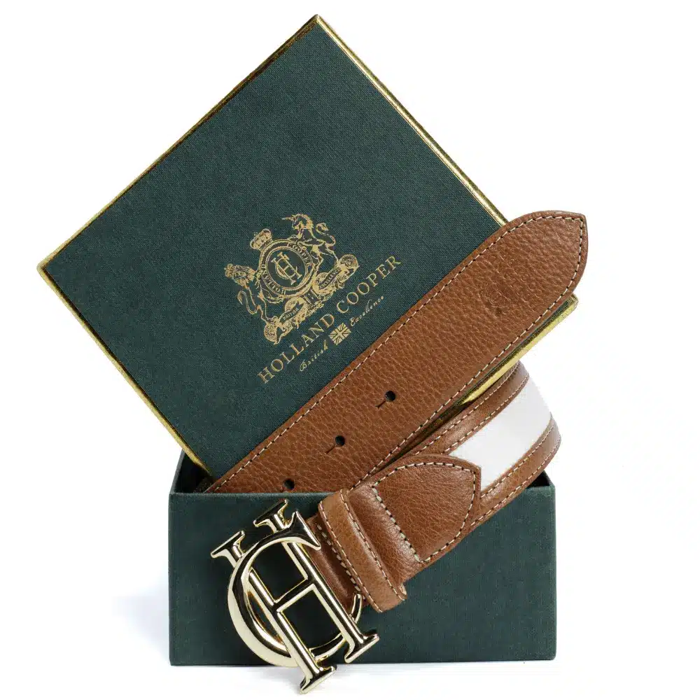 Holland Cooper HC Classic Belt Tan Canvas Wadswick