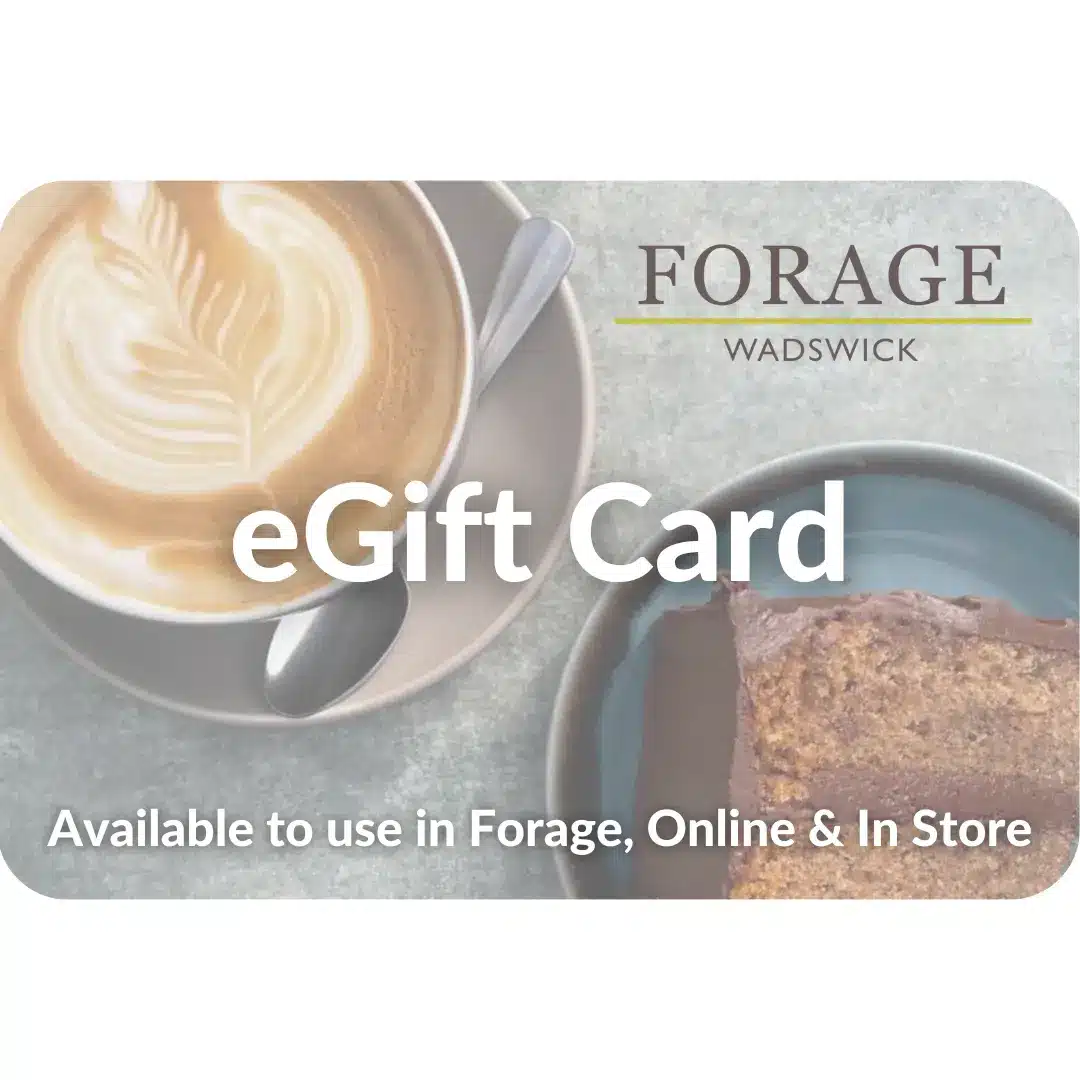 Forage Gift Card. For use in the cafe/restaurant at Wadswick Country Store.