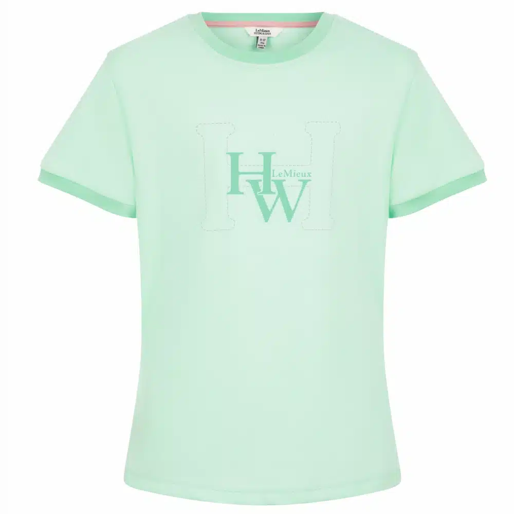 LeMieux X Harlow Childrens Young Rider T-Shirt Softmint