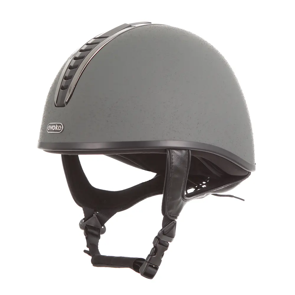 Evoke Orion Jockey Skull Slate, Black and Gunmetal Side