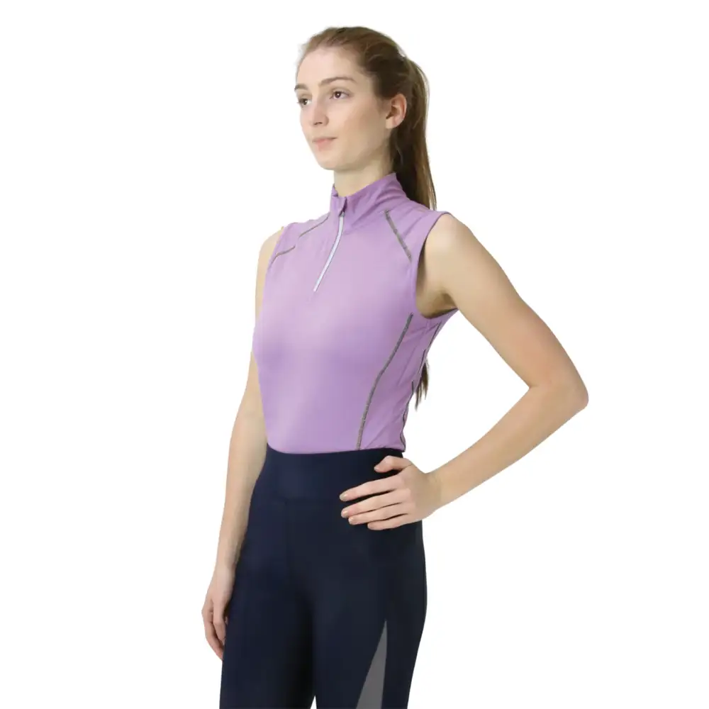 HY Equestrian Sport Active Sleeveless Top Blooming Lilac