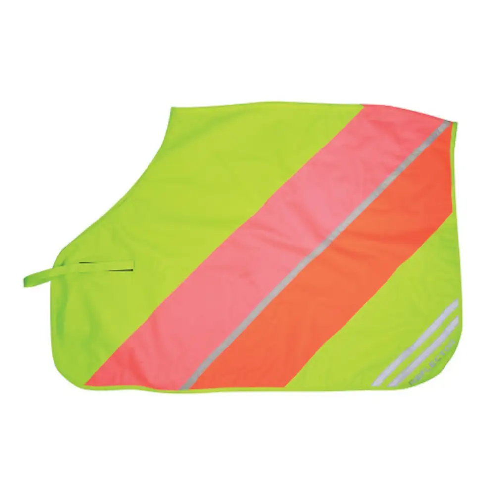 HY Equestrian Reflector Quarter Mesh Exercise Sheet