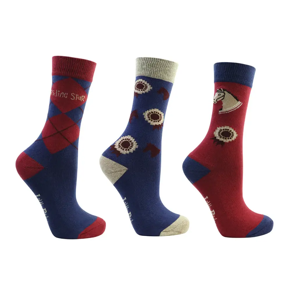 Little Rider Riding Star Collection Socks (3 Pack)