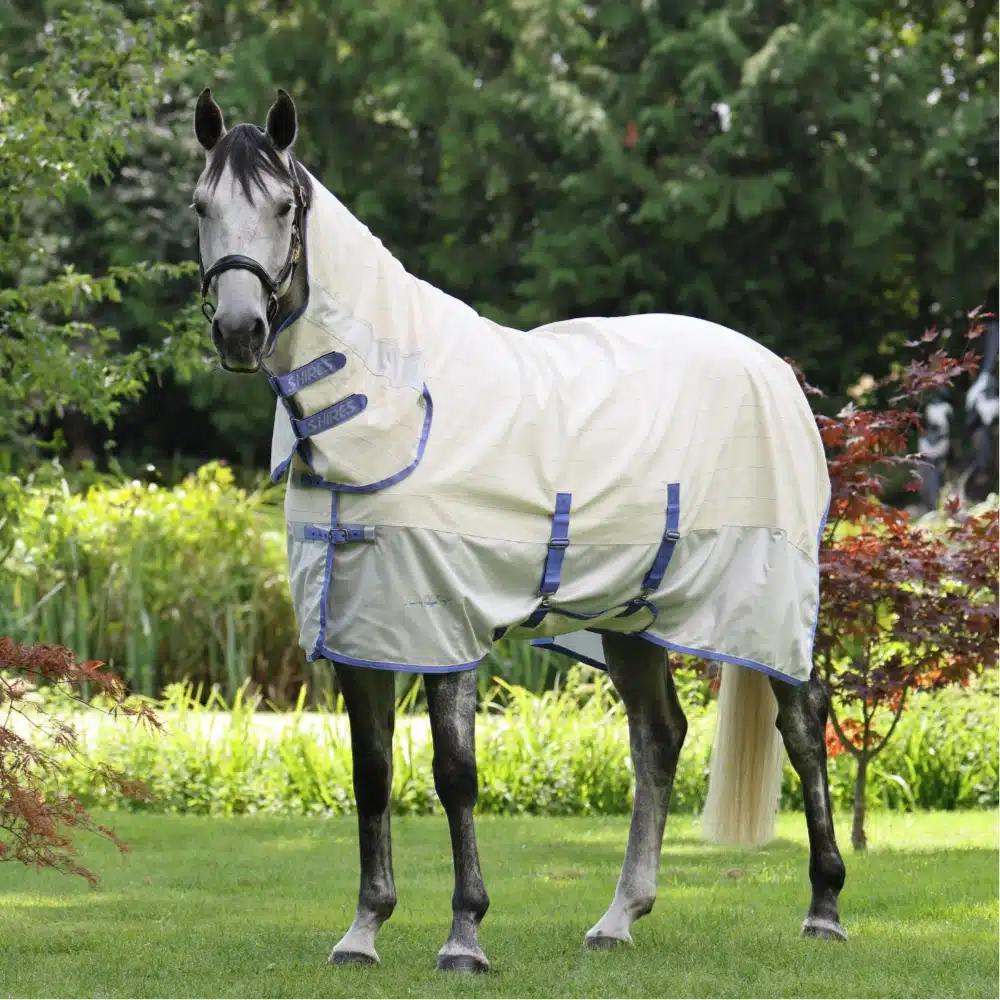 Shires Tempest Original Summer Shield Rug with Mesh Grey