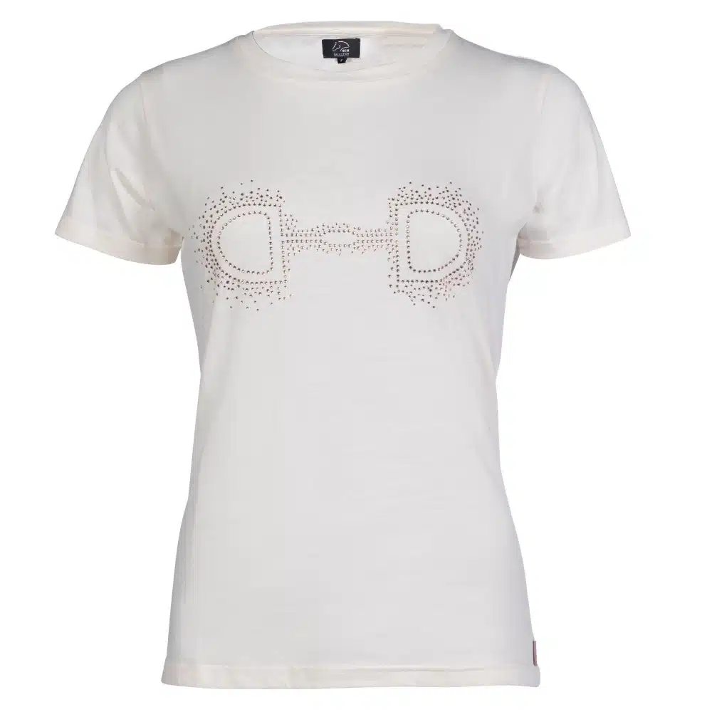HKM Ladies Edinburgh Bit T-Shirt Vanilla