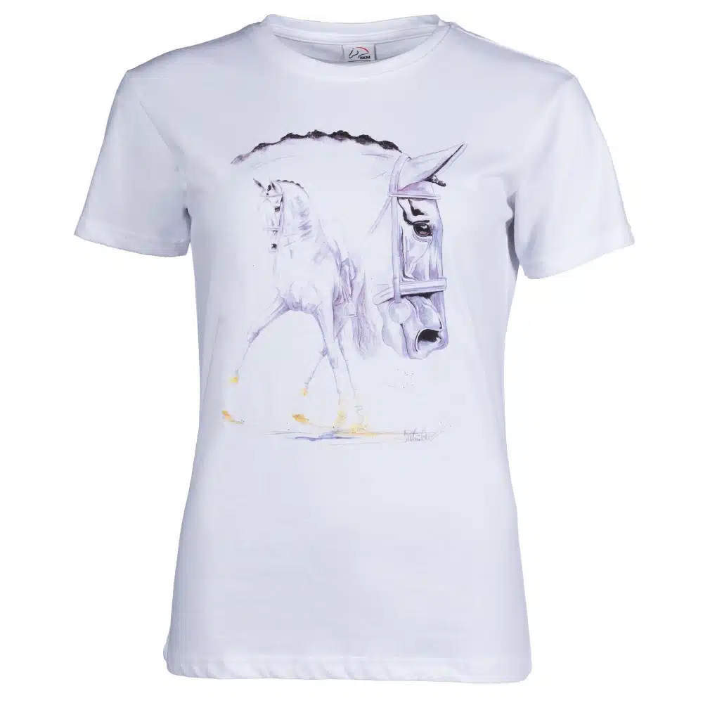 HKM Ladies Jan Kunster Sorrento T-Shirt White