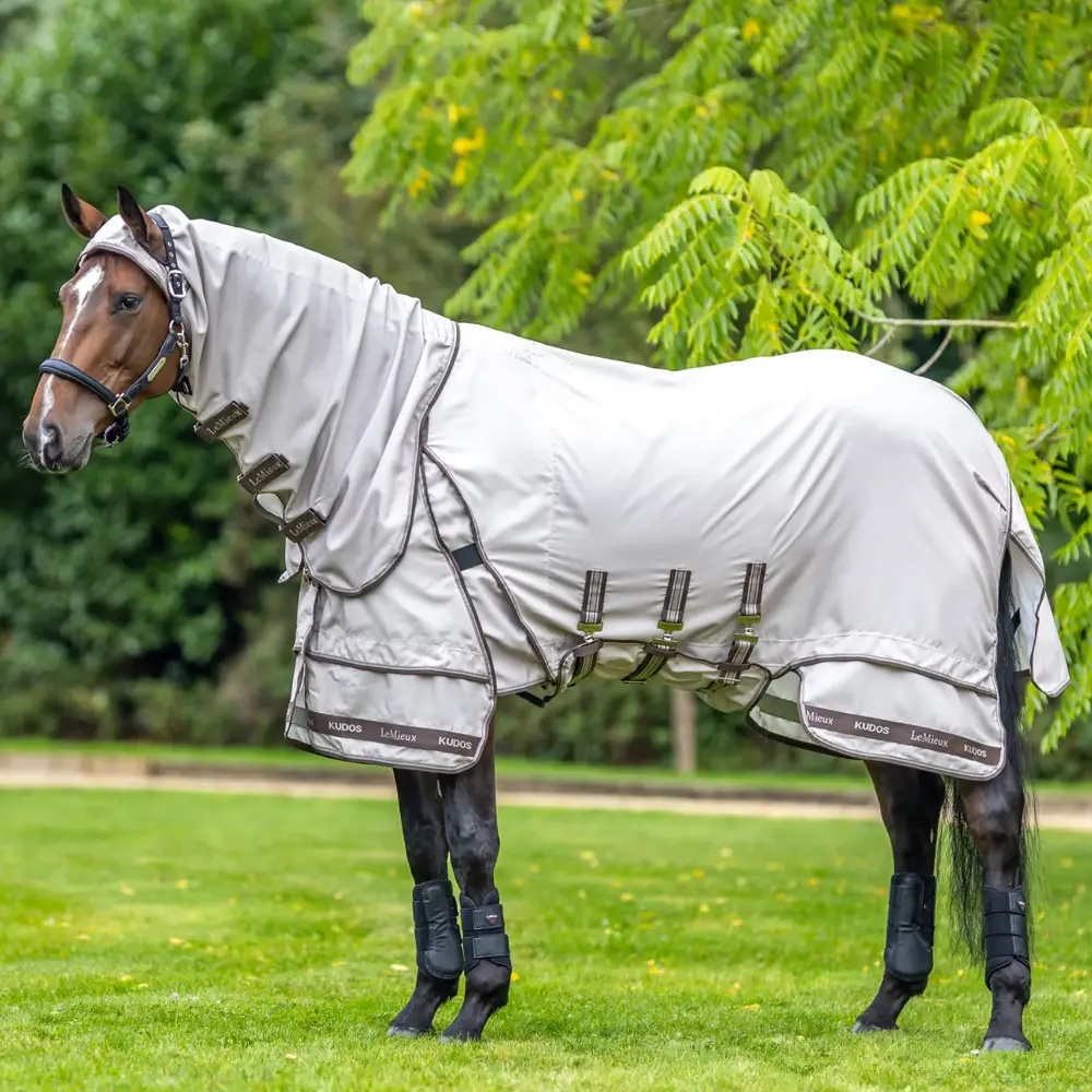 LeMieux Kudos Sweet Itch Fly Rug Stone