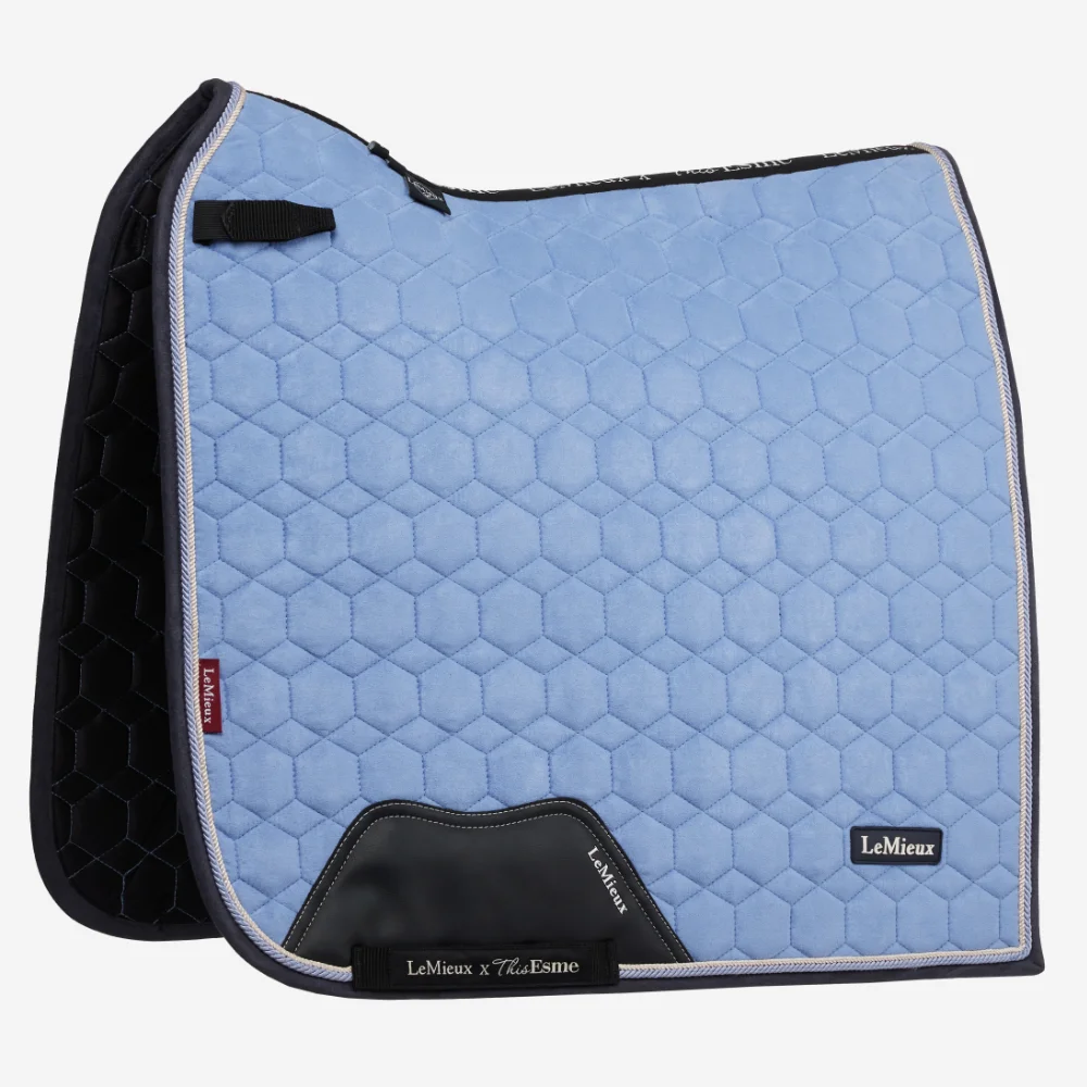 LeMieux X Esme Dressage Saddle Pad Corn Blue