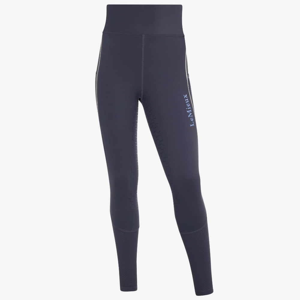LeMieux X Esme Childrens Young Rider Mesh Pull On Breech Dusk Blue