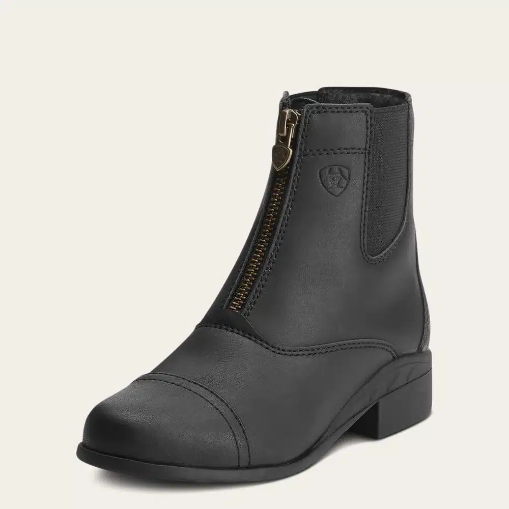 Ariat Youth Scout Zip Paddock Riding Boot Black