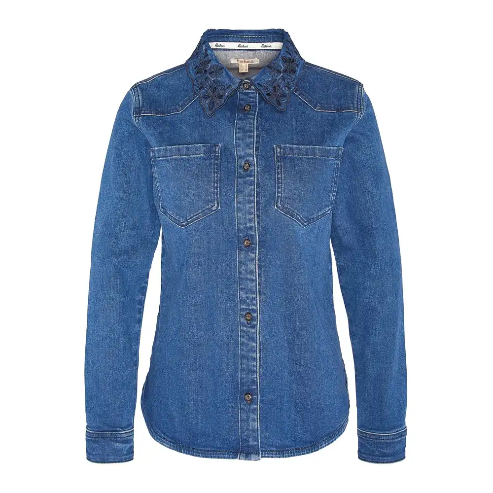 Barbour Ladies Longfield Shirt Authentic Wash